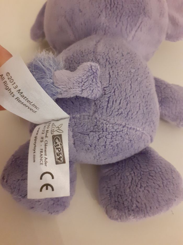 Peluche éléphant - photo numéro 3