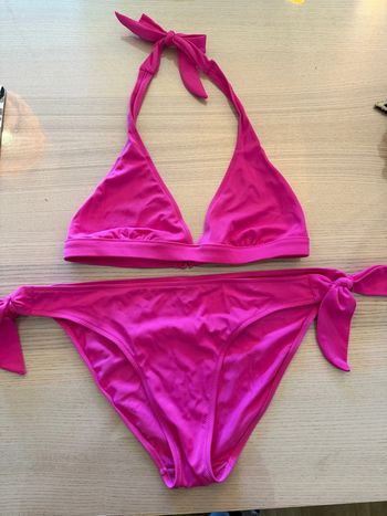 Maillot de bain 2 pièces Fushia