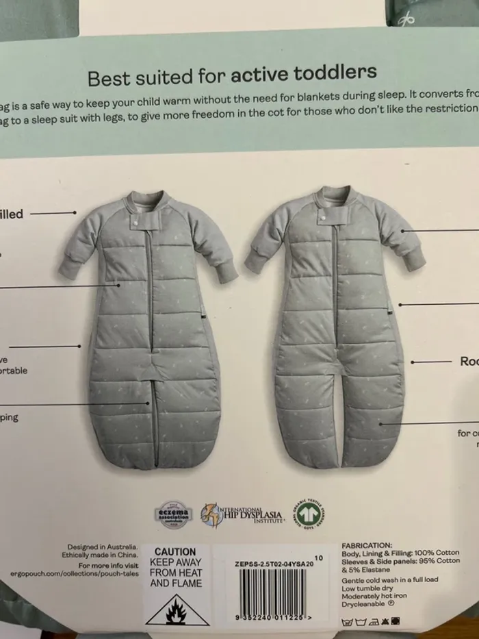 (New) onesie sleep bag 2-4Y 2.5 tog - photo numéro 7