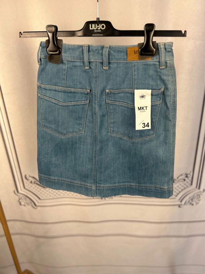 Jupe en jean MKT Studio 34 / XS neuve - photo numéro 4
