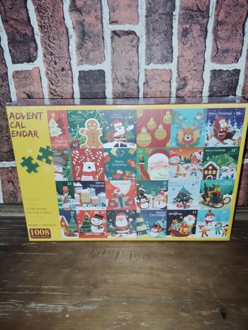 Calendrier de l'avent puzzle de Noël