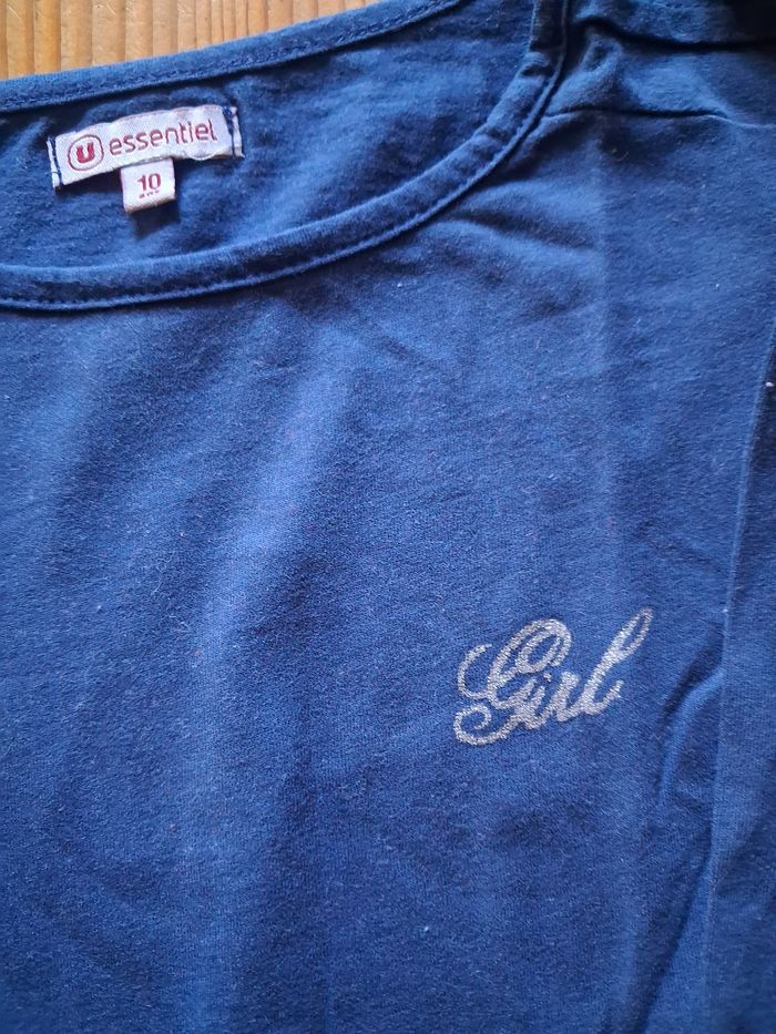 T.shirt fille - 10/11 ans - Différentes Marques - photo numéro 4