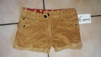 Short 6 ans fille