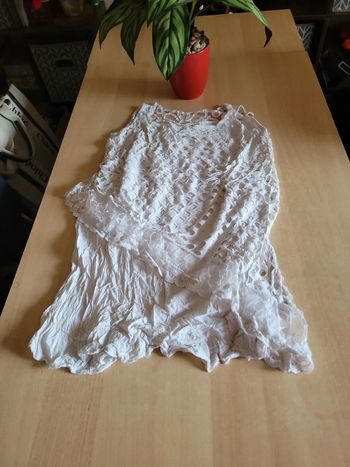 Blouse tunique sans manche