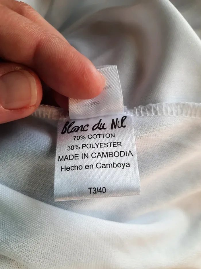 Robe blanche taille 3 blanc du nil - photo numéro 10
