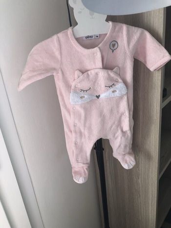 Pyjama renard rose