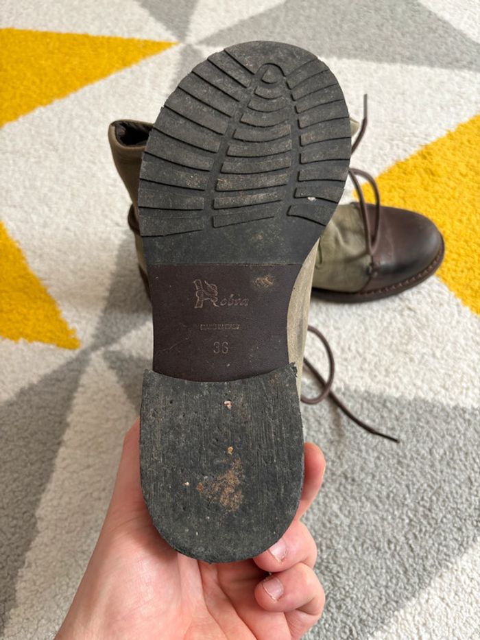 Bottines en cuir Kobra Taille 36 - photo numéro 4