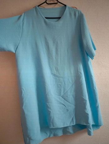 Robe tee-shirt Long asymétrique taille grand💖