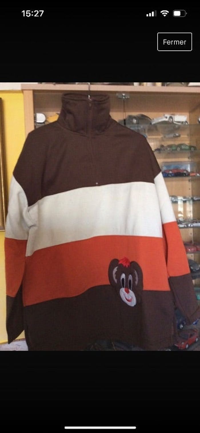 Sweat femme col montant taille L