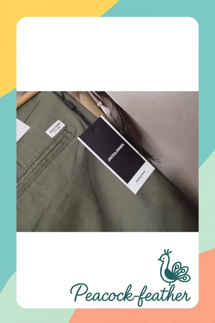 Pantalon kaki Jack et Jones neuf étiqueté 36 32 - photo numéro 8