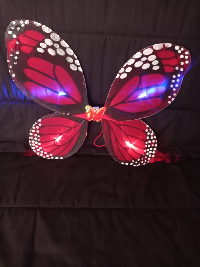 Déguisement papillon rouge et accessoires 3-6ans - photo numéro 2