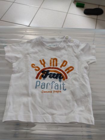 T-shirt manche courte 3 mois