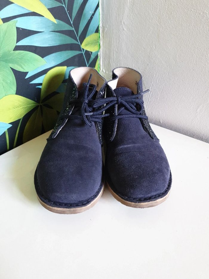 Bottines derbies hautes pailletées - photo numéro 2