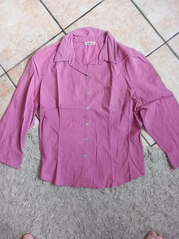 🎀tunique chemise coton elasthan T38 Burton