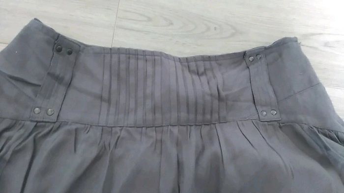 Jupe trapeze taupe - photo numéro 3