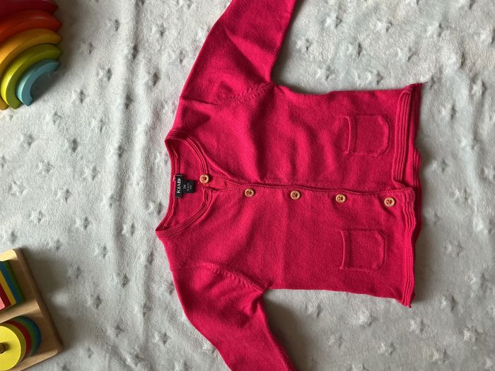 gilet léger fuchsia avec poches 3 mois kiabi - photo numéro 3