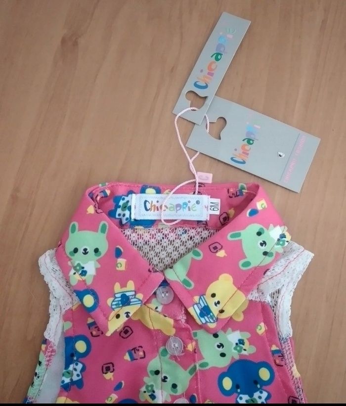 Robe sans manches Neuve avec étiquette 6 mois fille Chicaprie - photo numéro 2