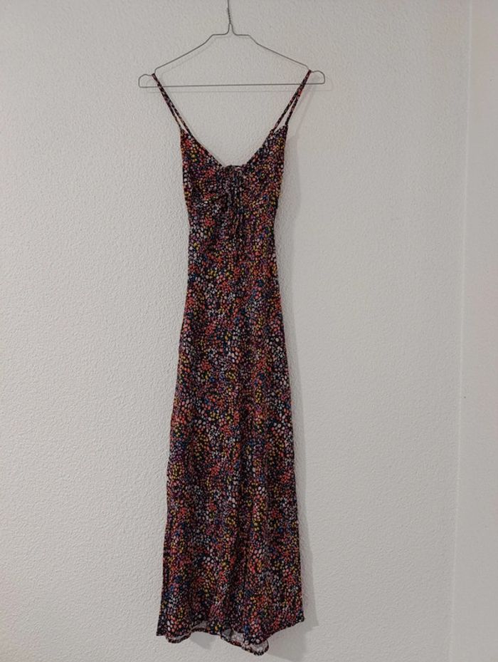 Robe fleurie dos nu
