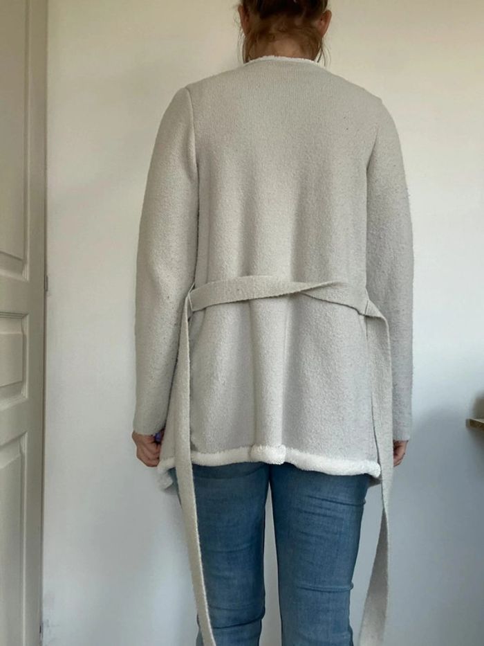 Rougegorge Gilet hiver gris clair – Taille 36 – Très bon état - photo numéro 9