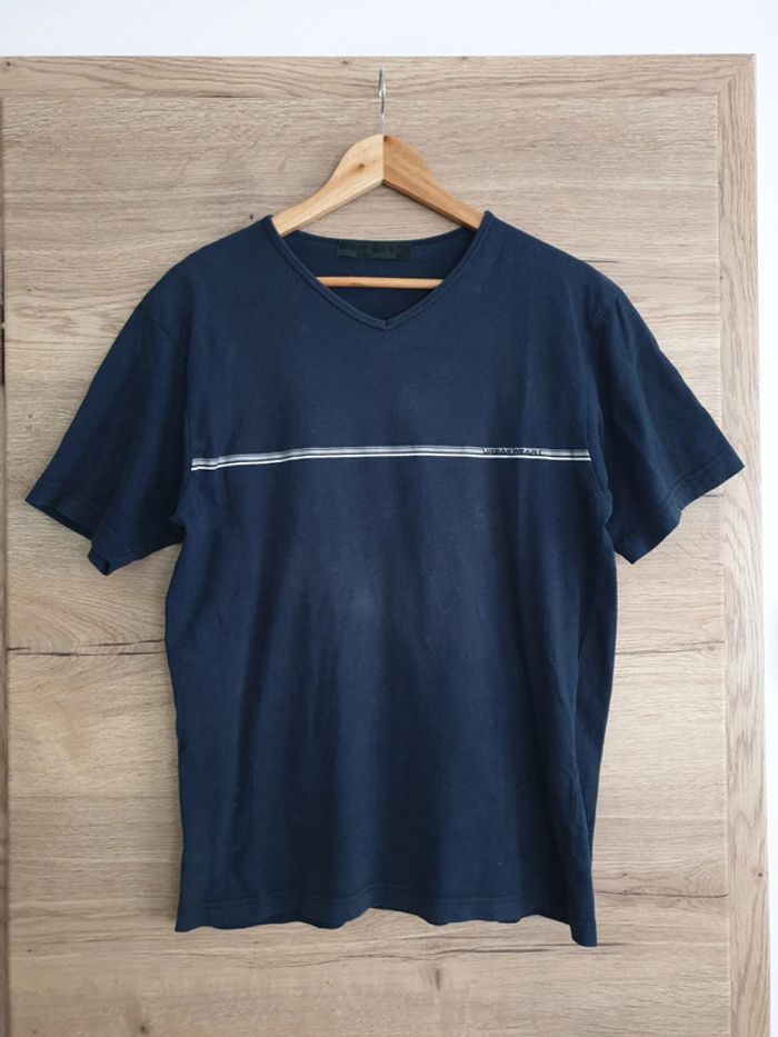 T shirt bleu foncé - photo numéro 2