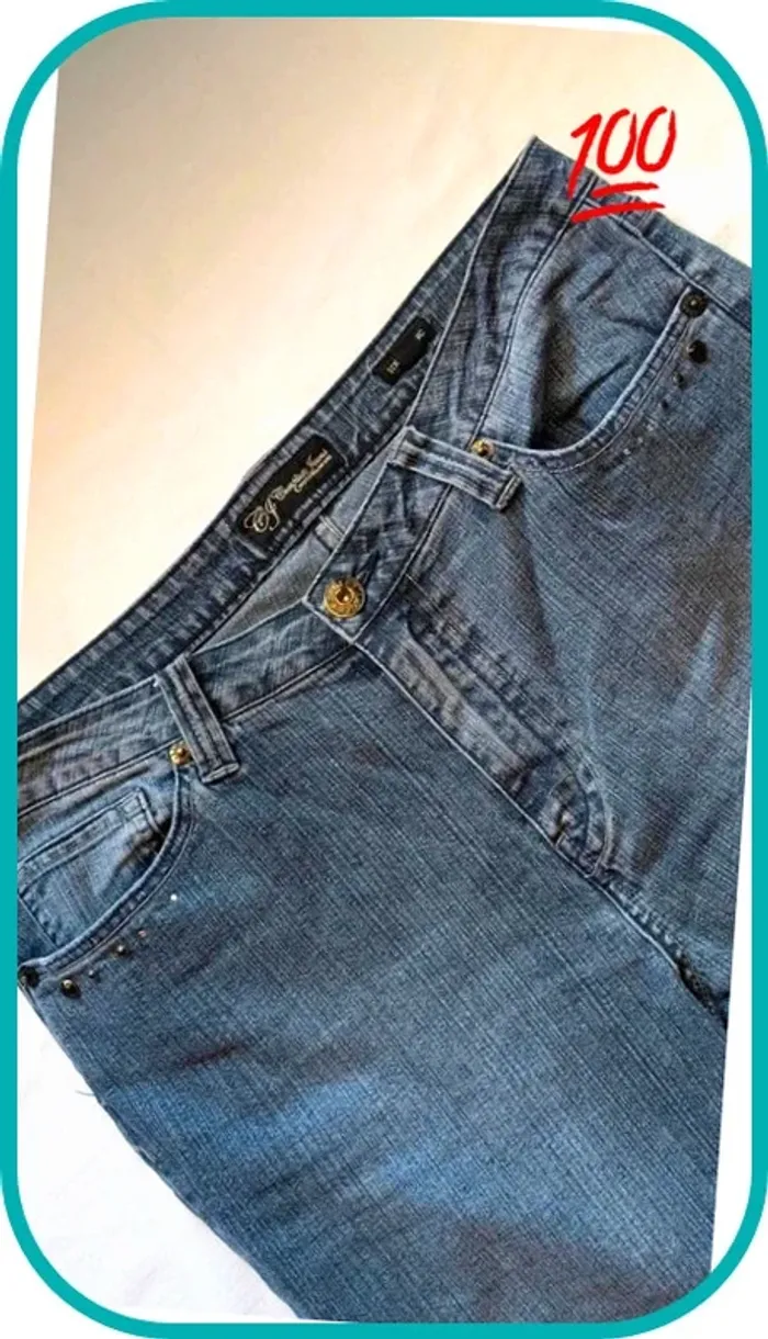 Jeans femme droit Complices 46 - photo numéro 3