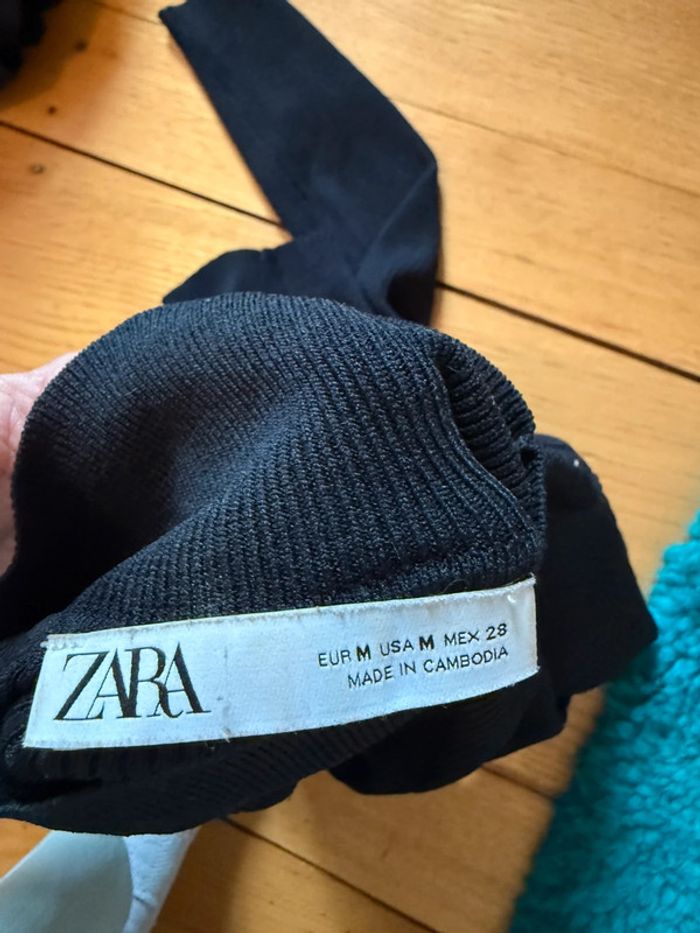 Haut noir en très bon état Zara taille M - photo numéro 6