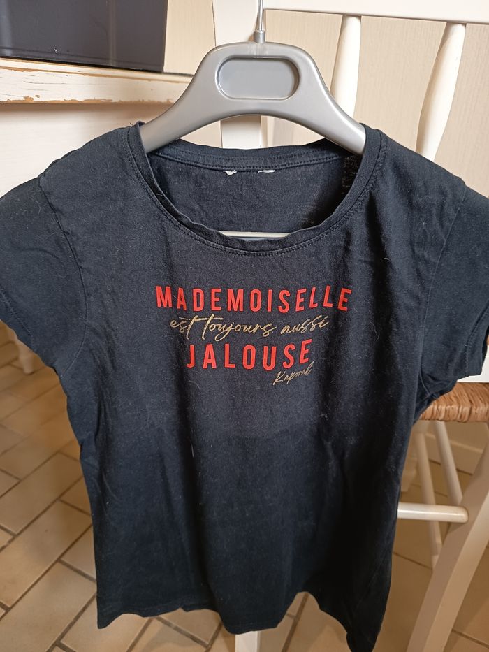 Tee shirt fille 12 ans noir Kaporal