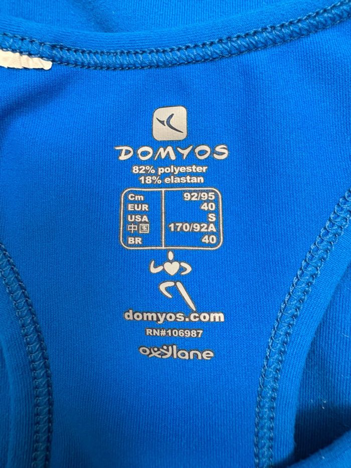 Débardeur Domyos | Bleu | Taille 40 - photo numéro 3
