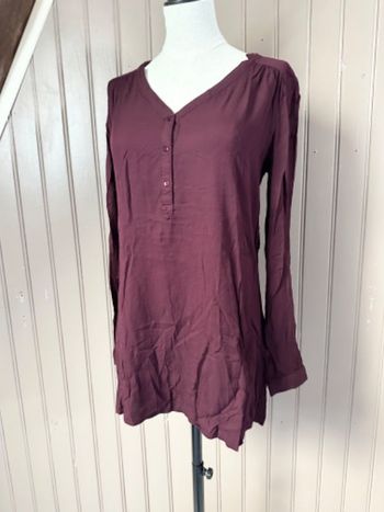 Chemise bordeaux violette