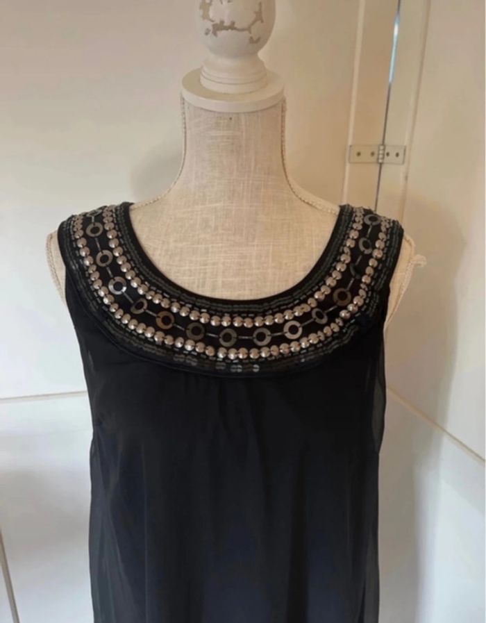 Robe noire femme taille 46 ici et maintenant la halle - photo numéro 2