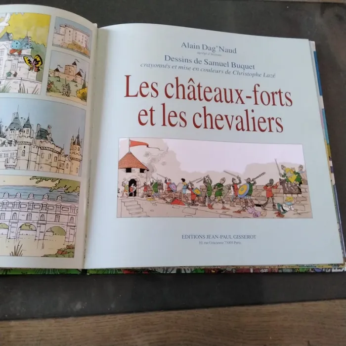 Livre Les châteaux forts et les chevaliers - photo numéro 2