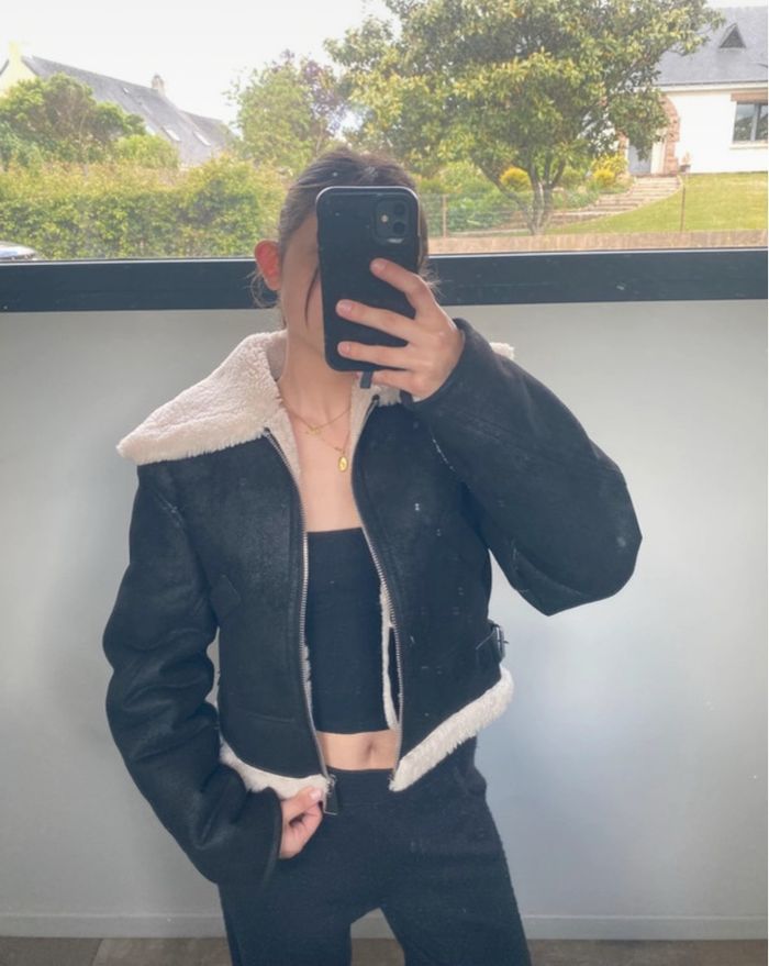Blouson court double face - photo numéro 6