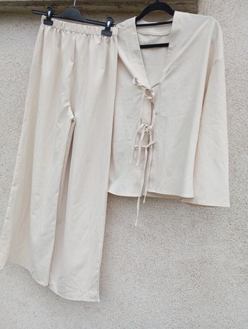 Ensemble shein T36 couleur crème