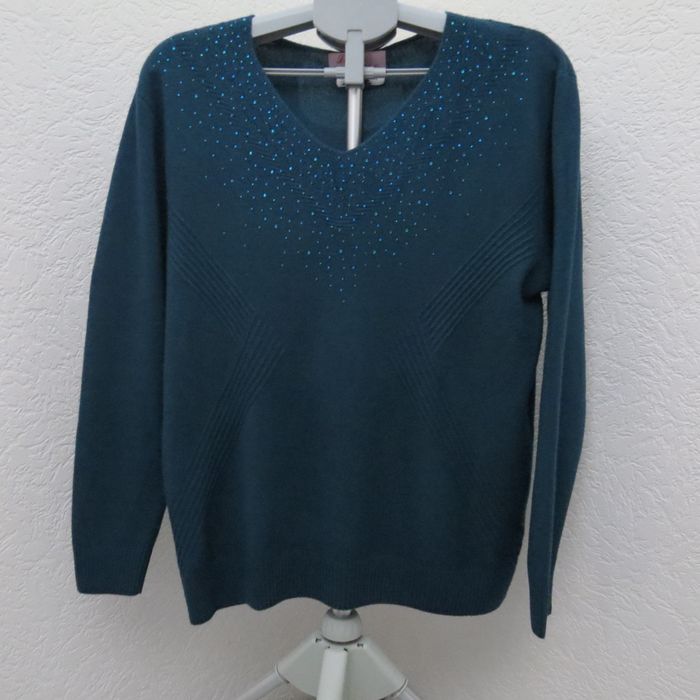 ✨ Pull élégant bleu canard – Linda Collection (Taille M/L) ✨ - photo numéro 2