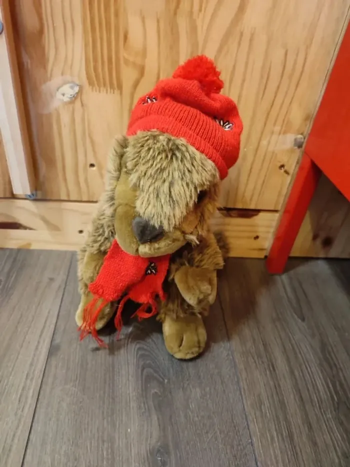 Peluche marmotte montagne très bon état