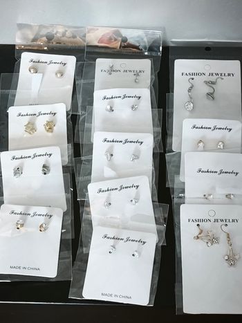 Boucles d'oreilles fantaisie 