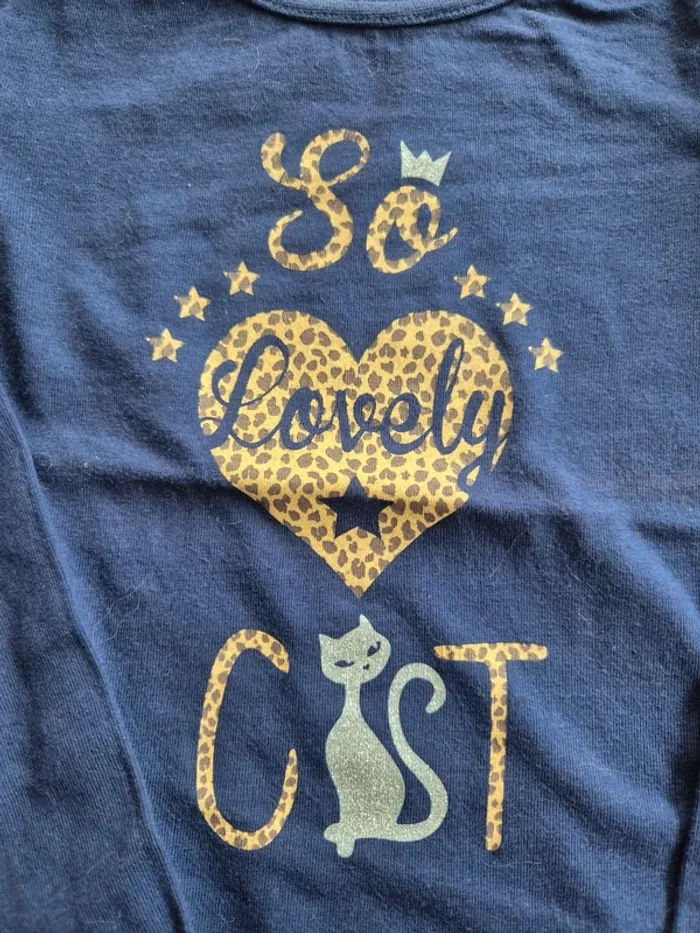 Lot T-shirts Vertbaudet et Lisa Rose 6 ans en très bon état - photo numéro 5