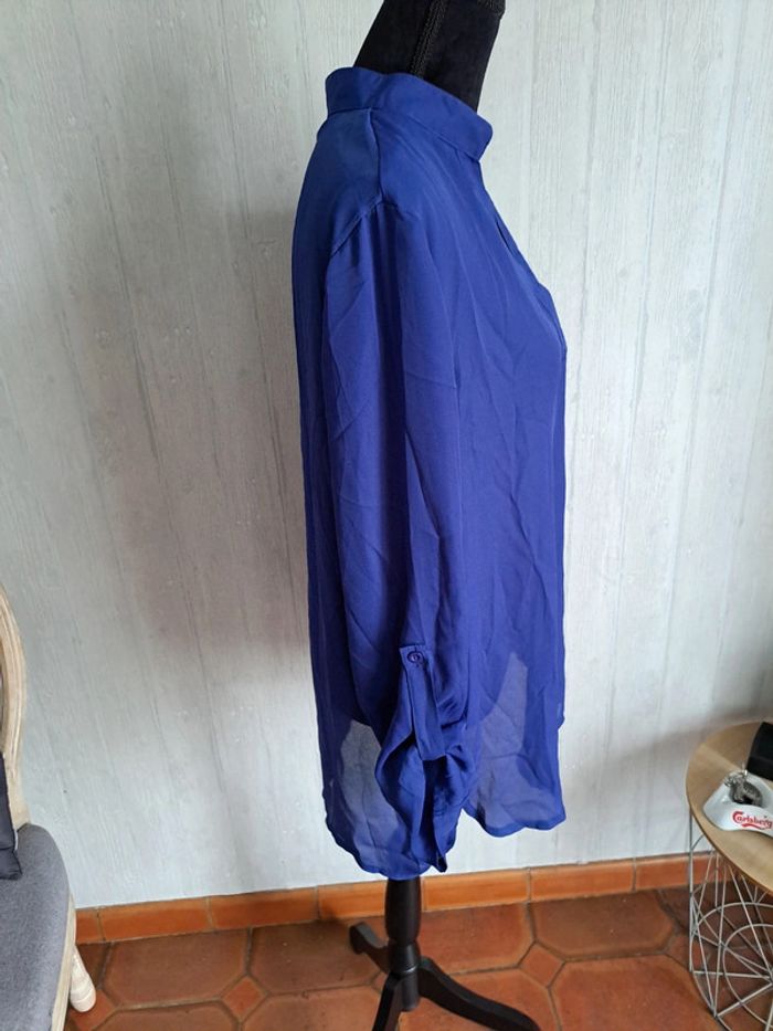 tunique bleue voile - photo numéro 2