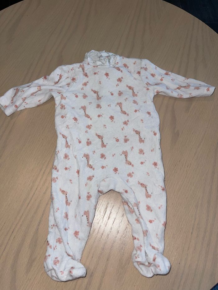 Lot de quatre pyjamas velours, bébé fille - photo numéro 3