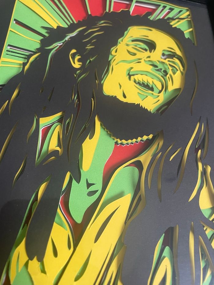 Cadre 3D Bob Marley - photo numéro 4