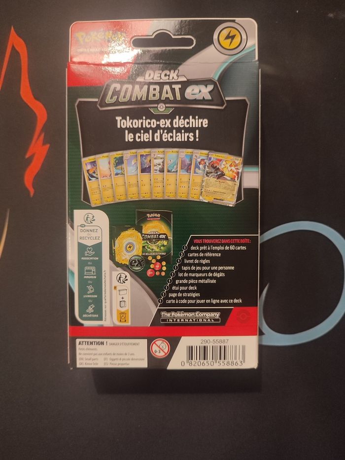 Deck combat ex pokémon tokorico ex neuf - photo numéro 2