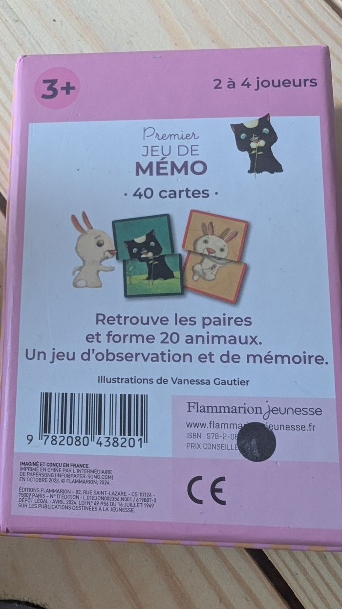 Jeu memo - photo numéro 2