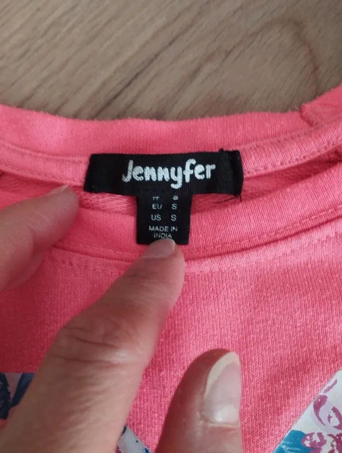 Tee shirt court rose jennyfer S - photo numéro 3