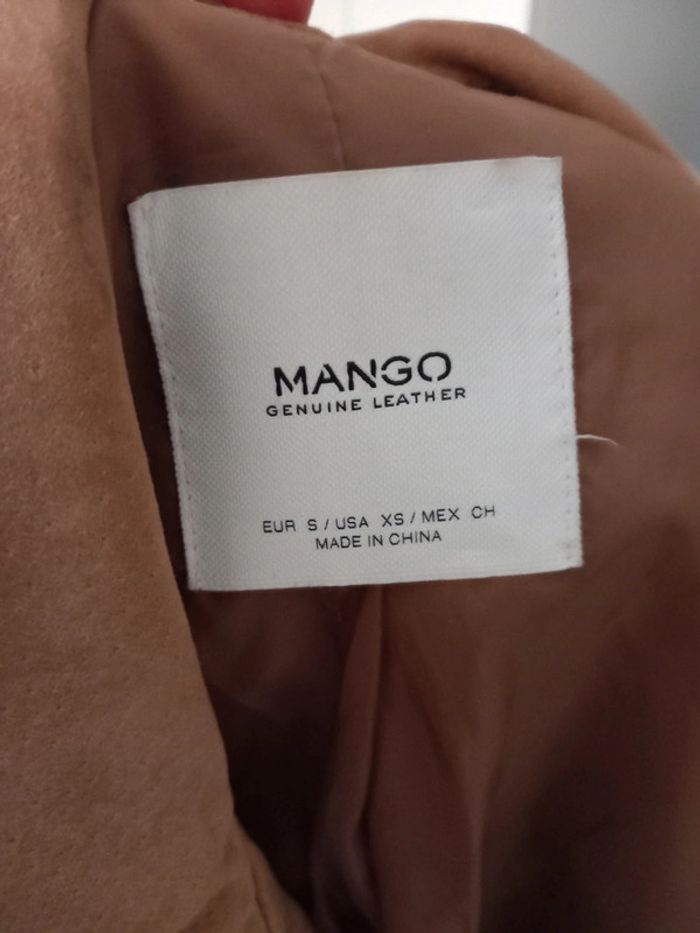 Manteau cuir mango - photo numéro 3