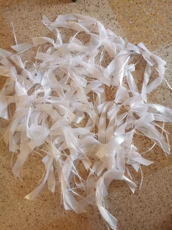 Lot de 50 nœuds de voiture blanc neufs