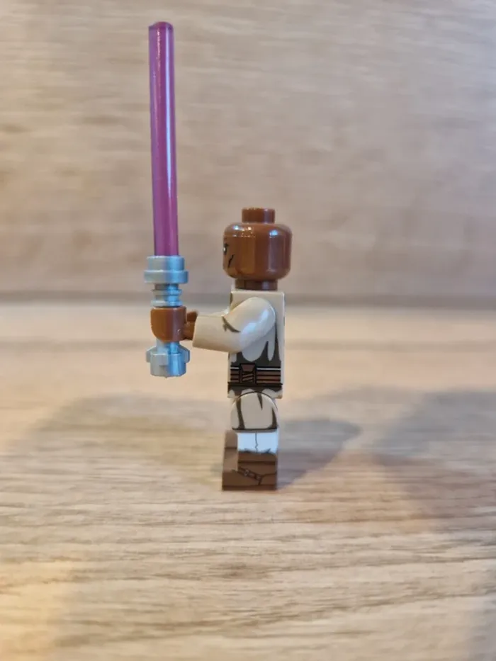 Figurine type lego Jedi Windu star wars - photo numéro 2