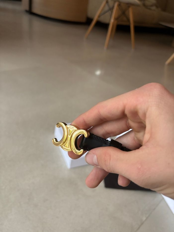 Ceinture Céline / femme / taille 85/ noir - photo numéro 4