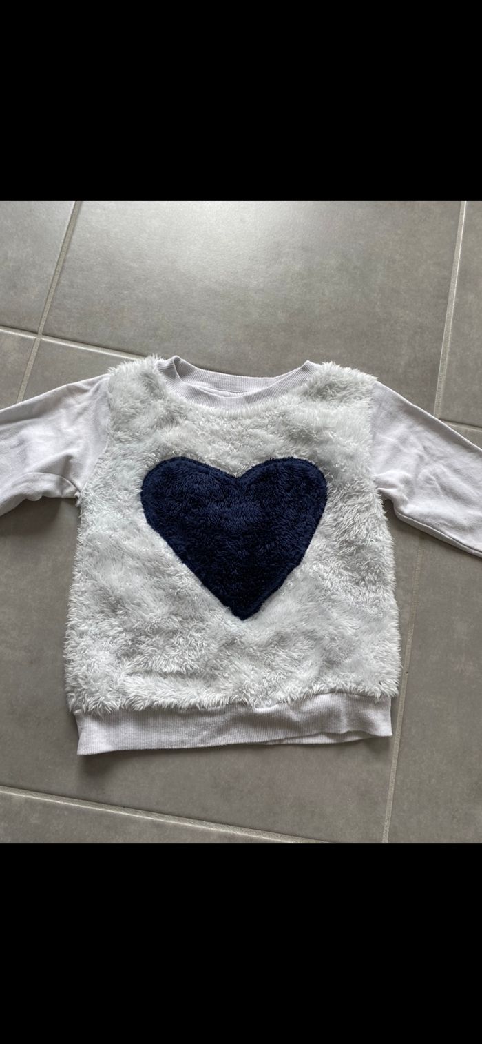 Pull pilou pilou cœur 5 ans - photo numéro 3