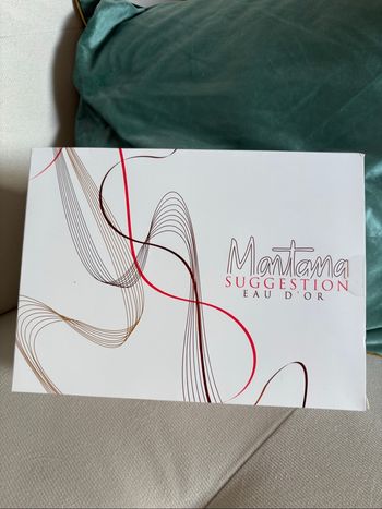 coffret Parfum montana Suggestion Eau d'Or