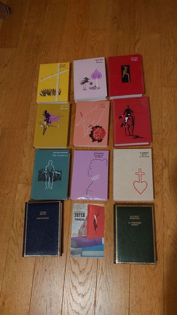 Lot de 11 livres de la collection super 1966